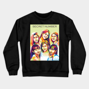 secret number pop art Crewneck Sweatshirt